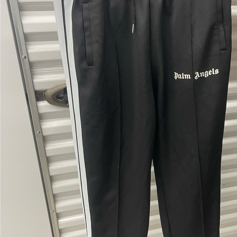 Palm Angels Black and White Joggers
